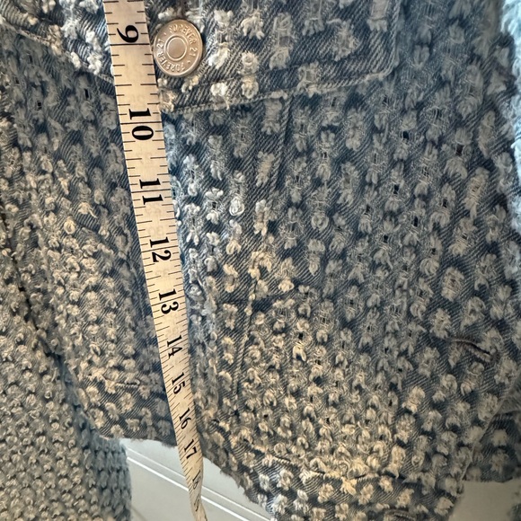 Textured Denim Jacket - Picture 6 of 7
